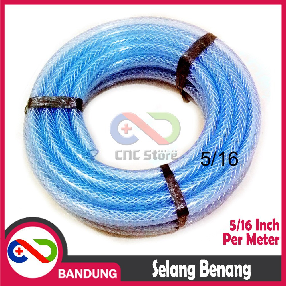 SELANG AIR BENANG SERAT 5 PER 16 INCH PER 1 METER