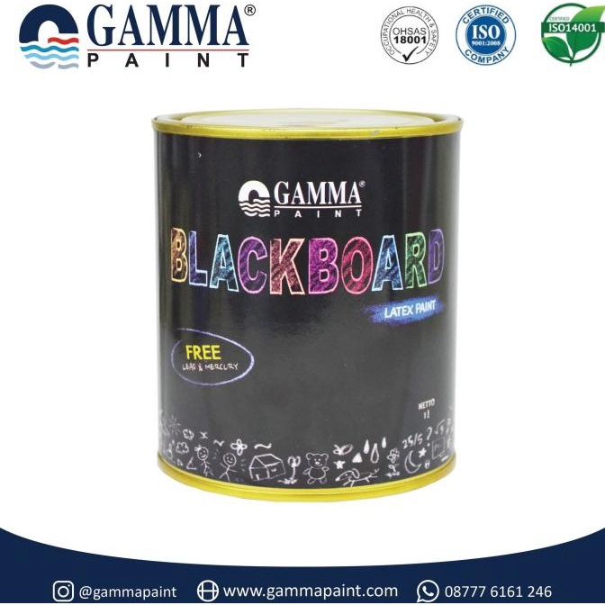 

Blackboard Paint - Mengubah Tembok Menjadi Papan Tulis Hitam