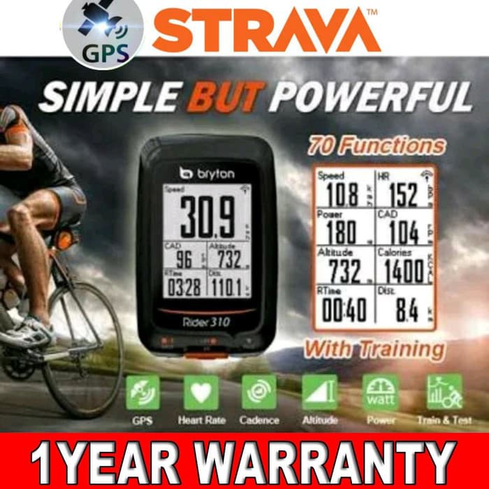 Speedometer sepeda Bryton 310 type E bukan Garmin