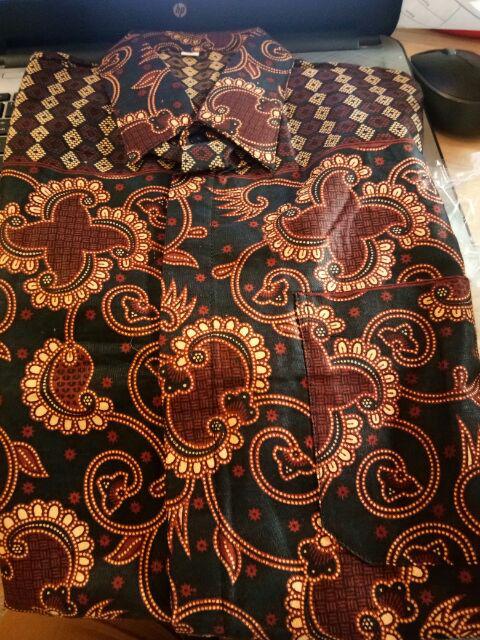 Baju Batik Pria Gus Azmi Syubbanul Muslimin Batik Katun Halus Hadroh Azzahir Santri Muslim, Moderen