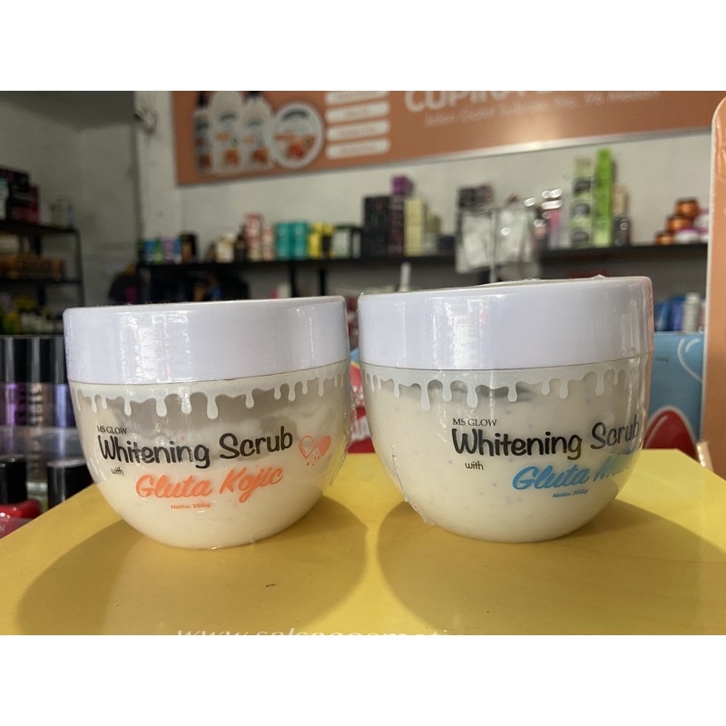 ok - lulur ms glow - body scrub ms glow - ms glow whitening scrub