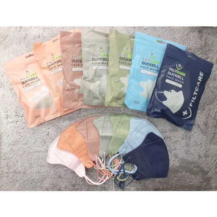 【33LV.ID】MASKER DUCKBILL EARLOOP 3 PLY / MASKER DEWASA FACE MASK DUCKBIL / MASKER PREMIUM 1PACK ISI 10PCS