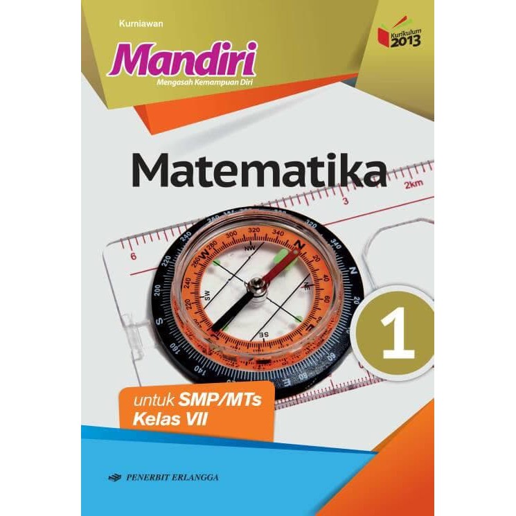 Buku Mandiri Matematika Smp Mts Kls Vii 7 K13n Erlangga Shopee Indonesia