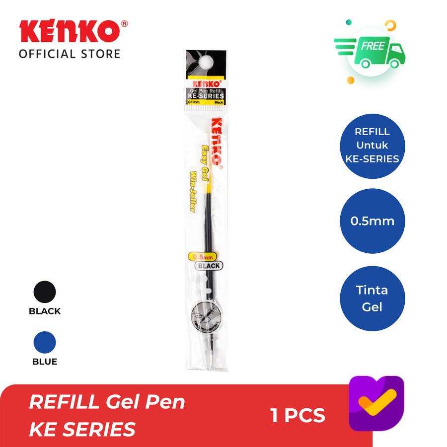 

Refill Gel Pen Kenko KE - Series / Isi Ulang Pulpen Gel Kenko KE-Series