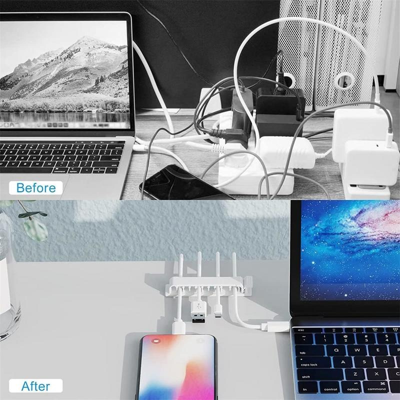 Pelindung Kabel USB Multifungsi Dengan Perekat Untuk Meja