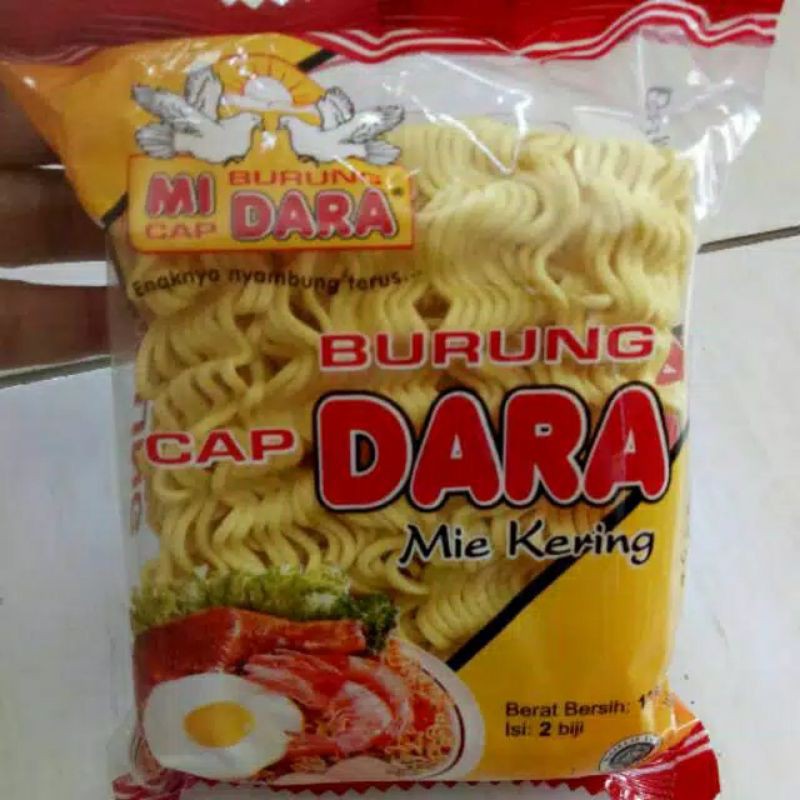 

Mie Kering Cap Burung Dara Mi Kemasan 136 gram