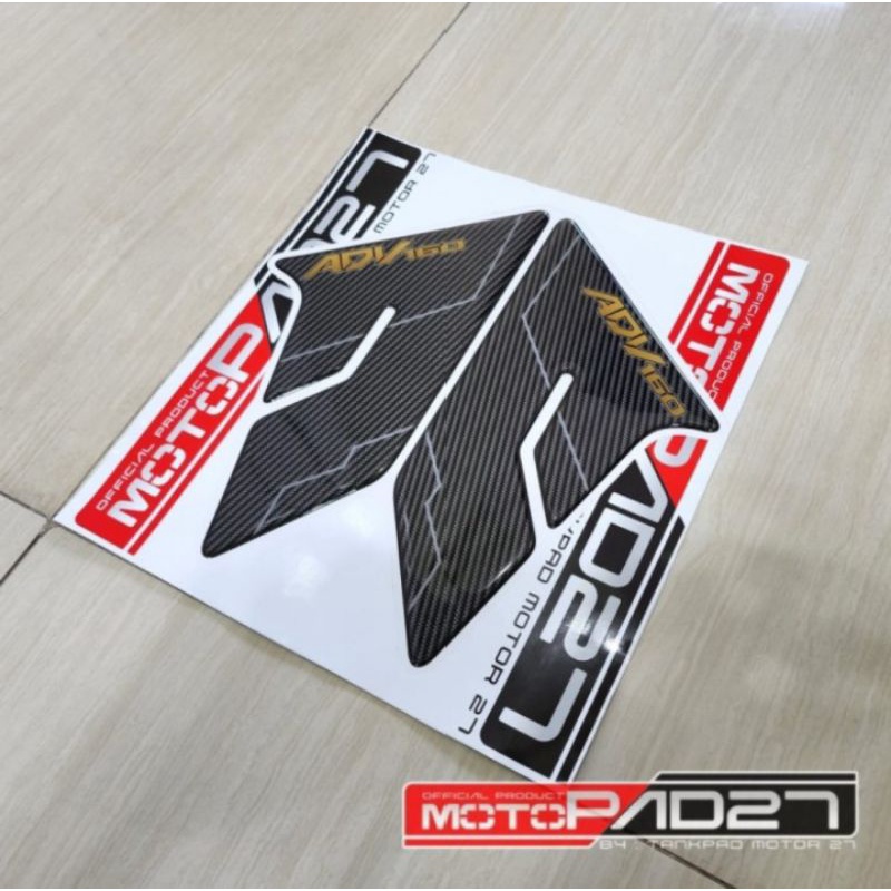 Stiker motor resin Honda Adv 160 cover body samping premium