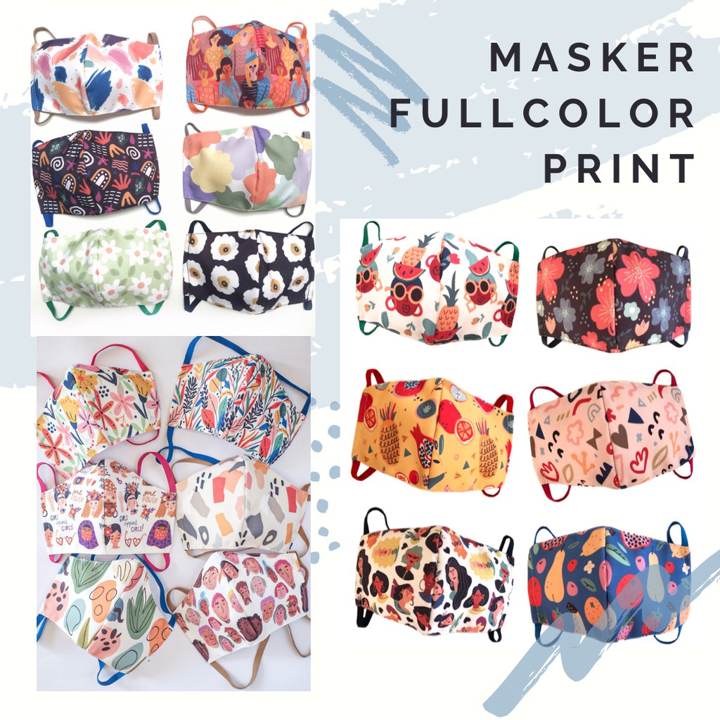 Masker fullcolor print ALL BATCH