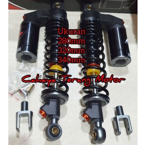 Shock Tabung WP Copy Shockbreaker WP 280mm, 320mm, 340mm Supra,RxKing,Nmax,Jupiter,Vega,Cb,Pcx,Xmax