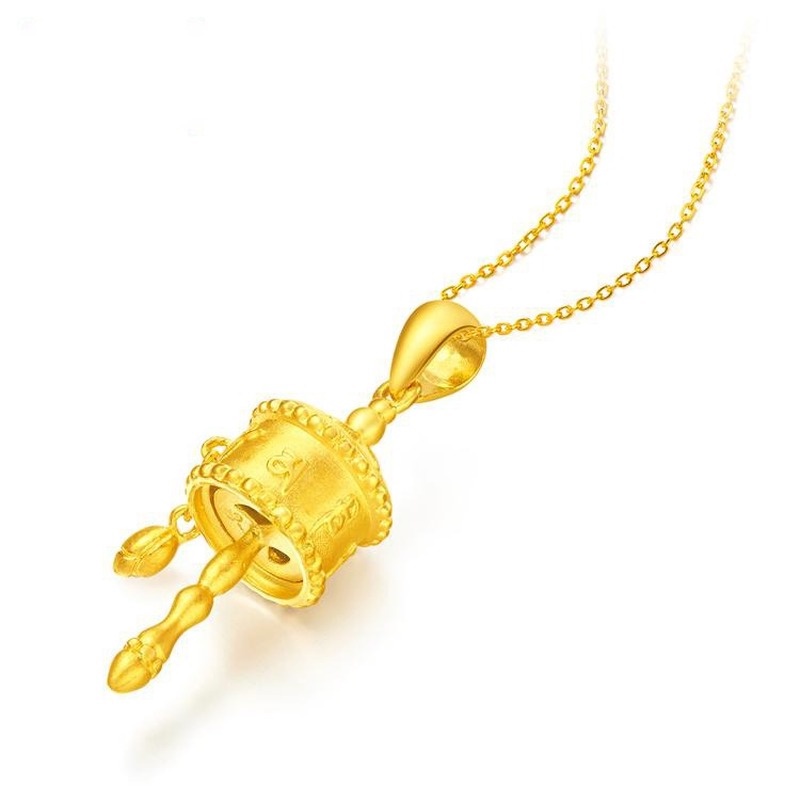 [Ready Stock]Fashion Gold Plated Vintage Pendant Elegant Personality Necklace