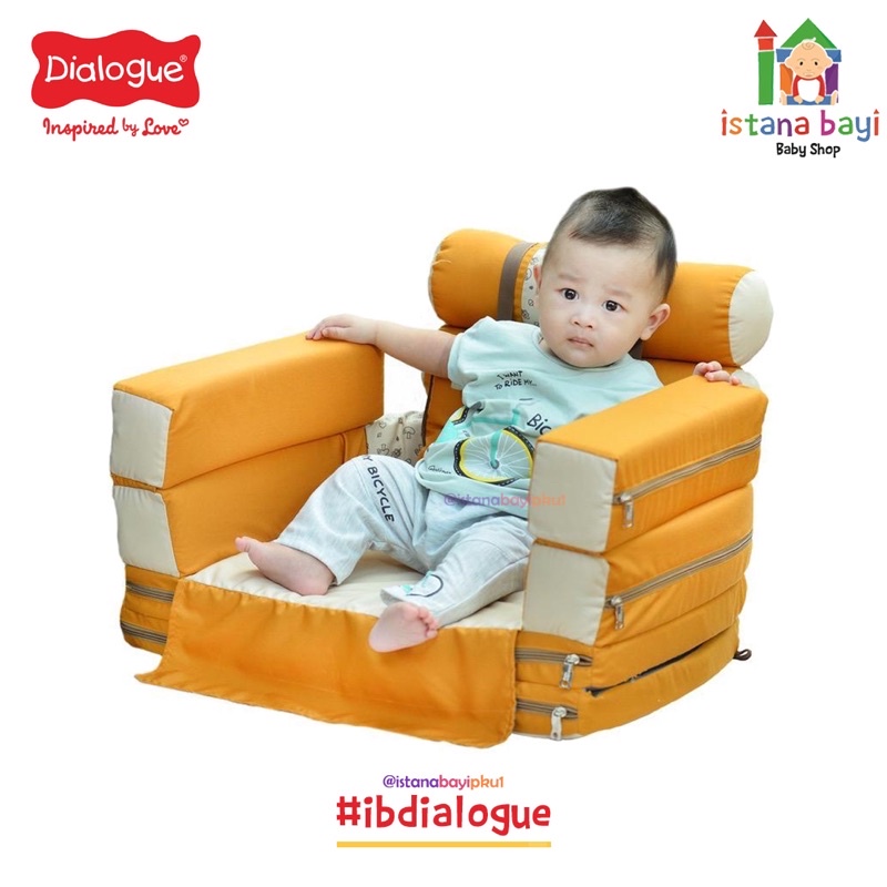 Dialogue Baby Kasur Bayi + Play Mat Dan Kelambu Tenda Baby Foxie Series DGK9114