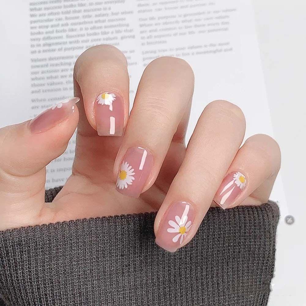 AUGUSTINA Agustinina Set Foil Transfer Kuku Floret Lucu Manikur Aksesoris Watermark Decals DIY Dekorasi Nail Art