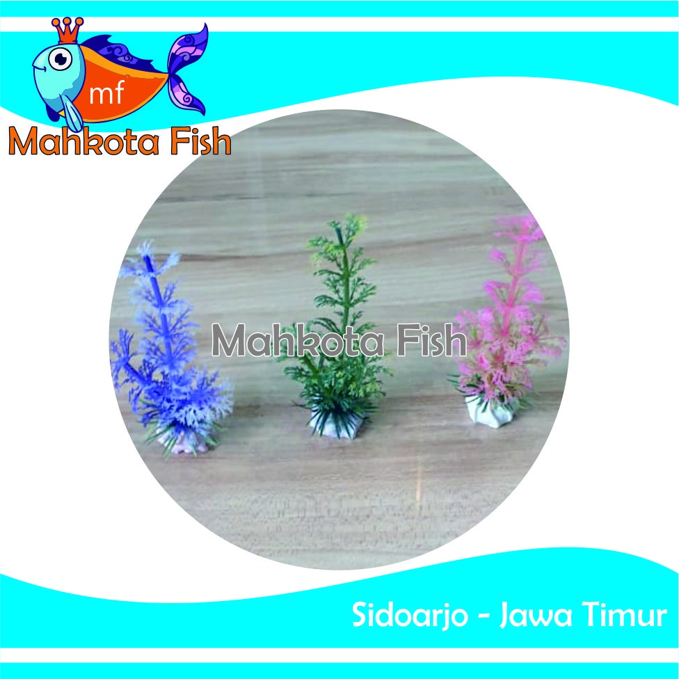 Hiasan Aquarium CEMARA | Bunga Plastik Aquarium | Bunga Hiasan Aquarium | Tanaman Hias Aquarium