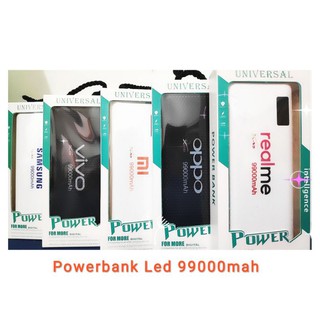powerbank led PB  99000 mah branded DUAL Usb Output