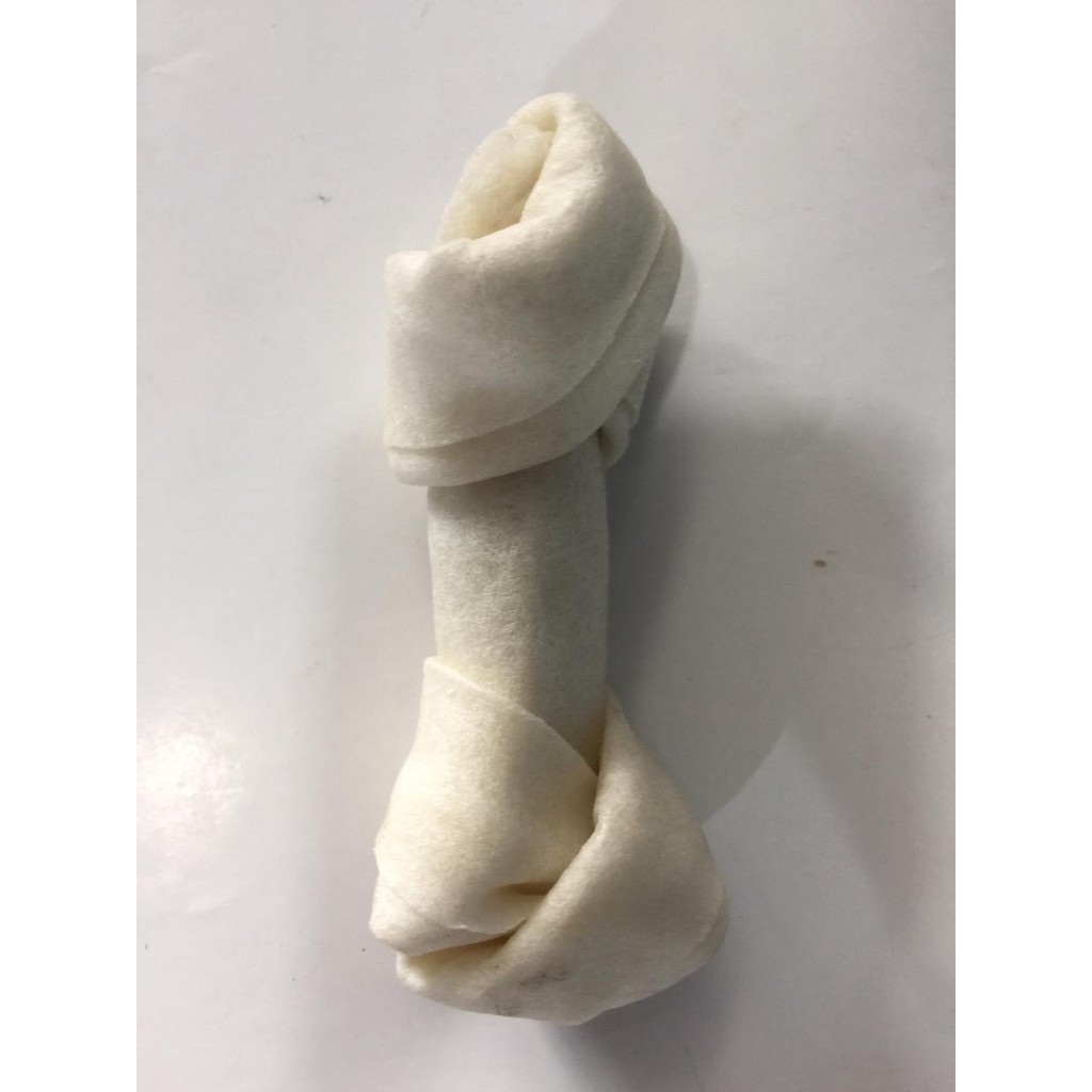 Tulang Knotted Bone 4&quot; Natural N WHITEPer Pcs