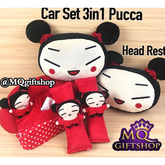 CAR SET MOBIL 3in1 PUCCA - AKSESORIS BANTAL CARSET