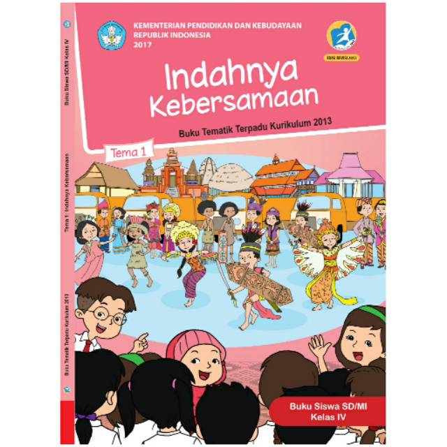 Buku Sd Mi Kelas 4 Tema 1 Judul Indahnya Kebersamaan Shopee Indonesia