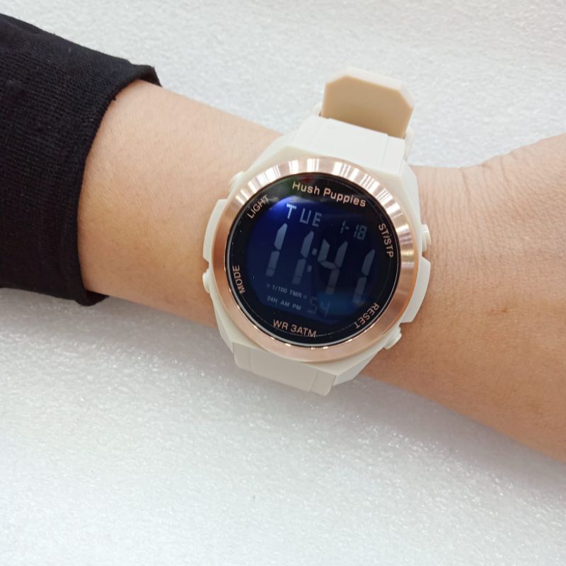 Jam tangan wanita pria Hush puppies Digital