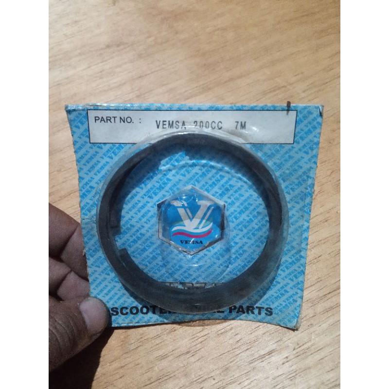 ring seher piston vespa P200XE oversize 7M