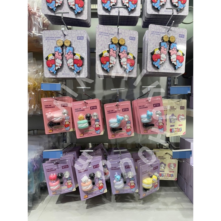 BT21 MININI MACARONS AIR FRESHENER CAR MACARON OFFICIAL PERFUME BTS JAPAN JEPANG PAJANGAN