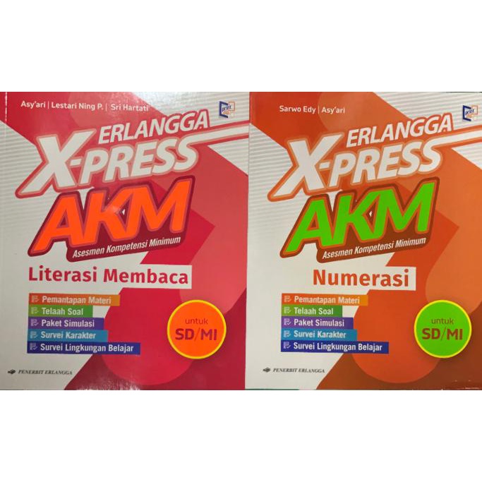 Jual Erlangga Xpress Akm Numerasi Literasi Membaca Sd Mi Shopee