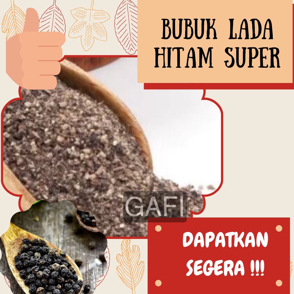 

Bubuk Rempah Bubuk Lada Hitam Super 1Kg Rempah Bubuk Bumbu Lada Hitam Super Powder 1 Kg Asli Original Tanpa Campuran Instan Murah Terbaik Halal Premium Distributor Toko