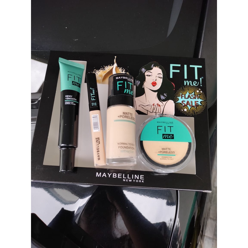 Maybelline Fit Me Set Foundation 4in1 - 3in1 - 2in1