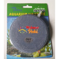 Batu Aerator Aquarium Air Stone Gelembung Udara Airstone Piring 12cm