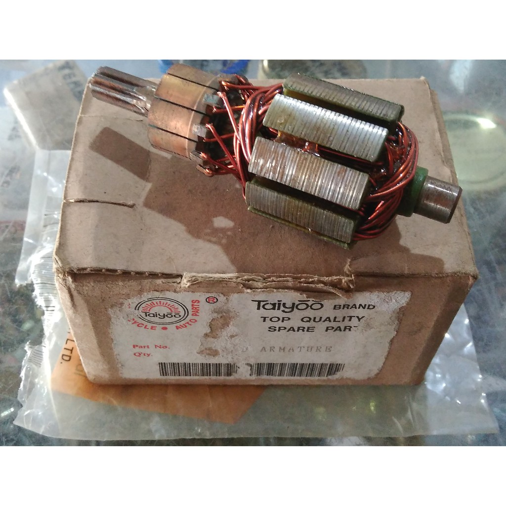 Armature Angkur Angker Dinamo Motor Starter Grand Supra Fit Prima Star Revo Legenda Impresa