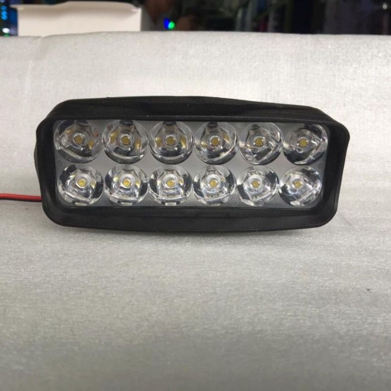 lampu tembak sorot mobil motor 12 volt 8 led 12 led 16 led