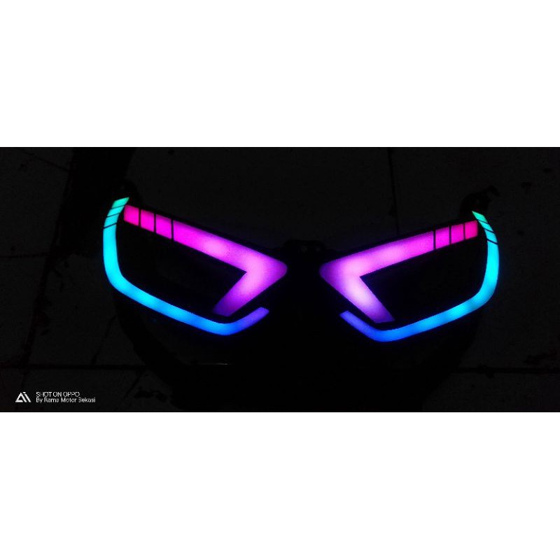 HEADLAMP CUSTOM NMAX NEW 2020 RGB REMOT