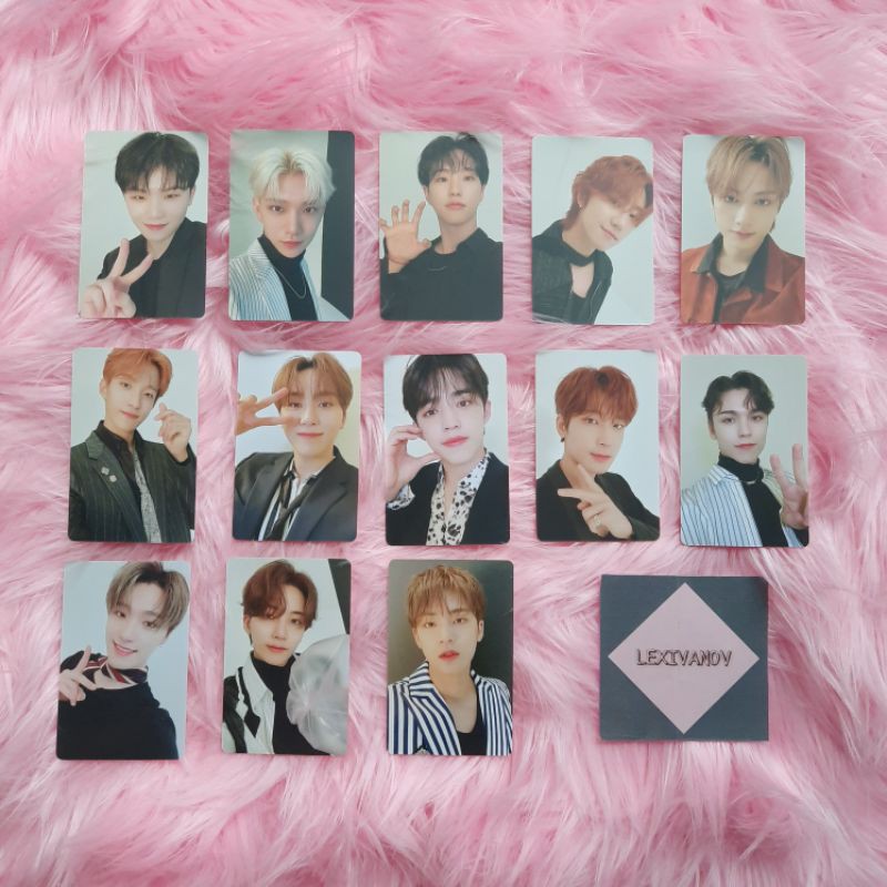 Photocard Season Greeting Seventeen 2021 Scoups Joshua Mingyu Jeonghan Woozi DK Wonwoo Vernon