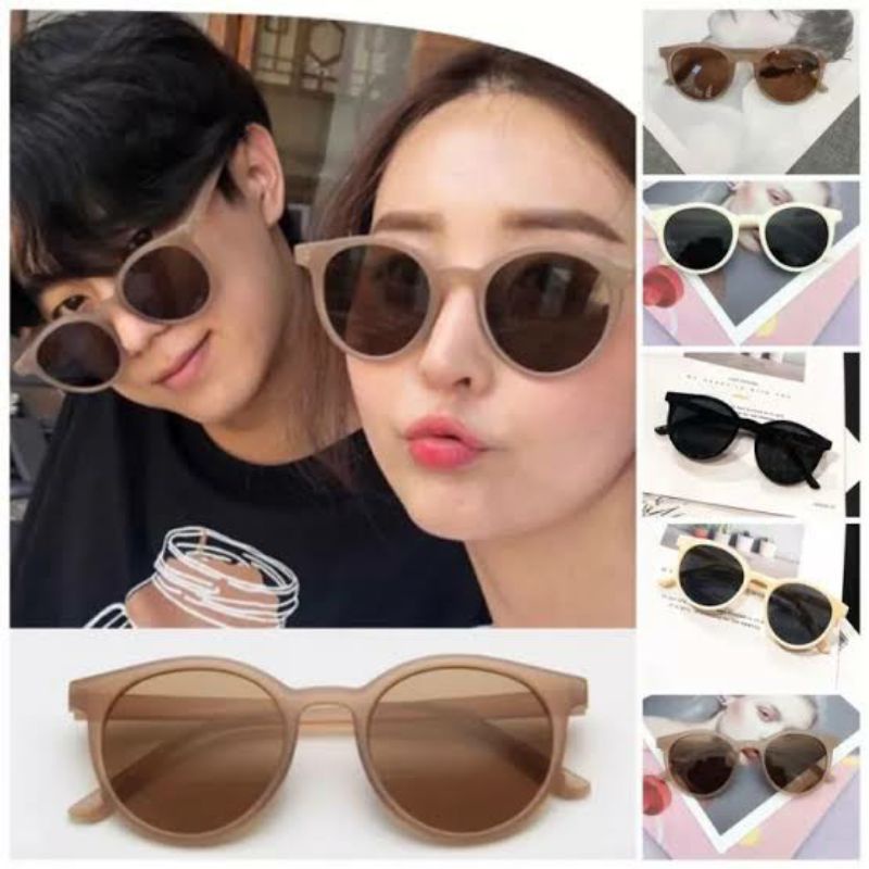 Kacamata Fashion Korea Pria Wanita / Kacamata Bulat Mata Kucing / Kacamata Korea Retro Frame Bulat