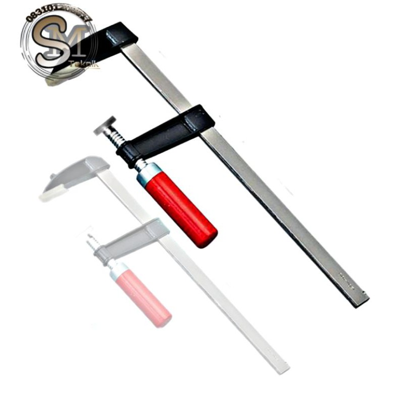 (SMT) CLAMP F KAYU Size 60 Cm Alat penjepit press klem kayu 60 cm
