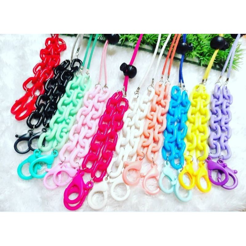 strap masker rantai plastik