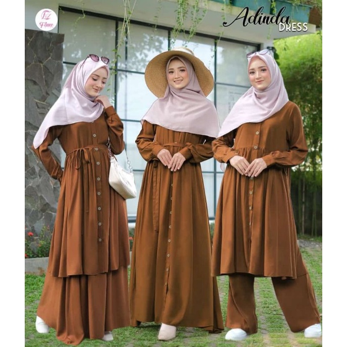 OPEN PO ADINDA DRESS AND ONE SET BY FAUZ_HIJAB