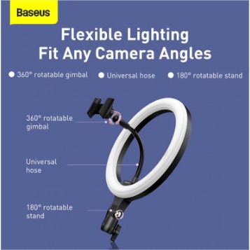 Baseus Live Stream Holder Table Stand Light Ring Tripod Tiktok Youtube