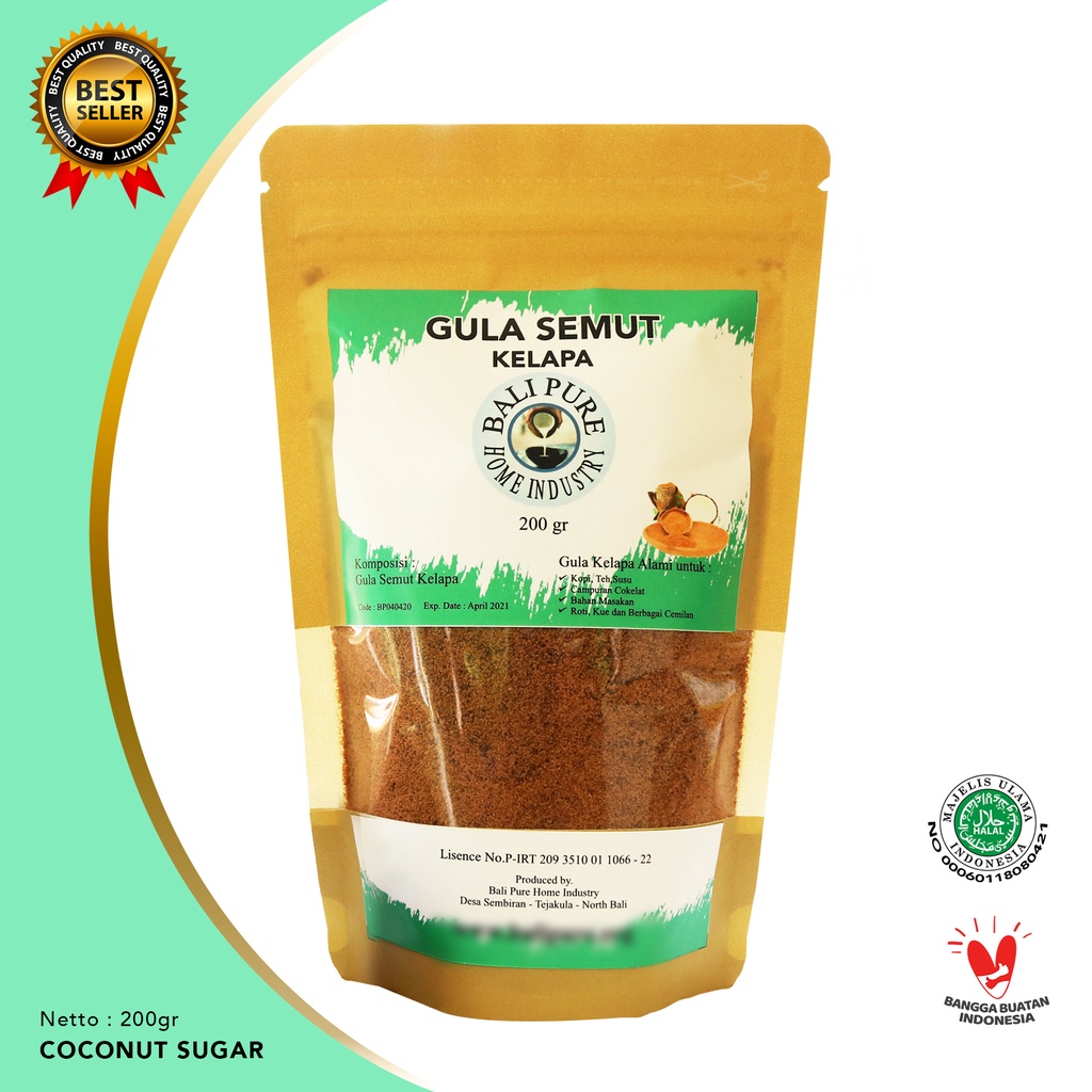 

Bali Pure Gula Semut Kelapa 200gr