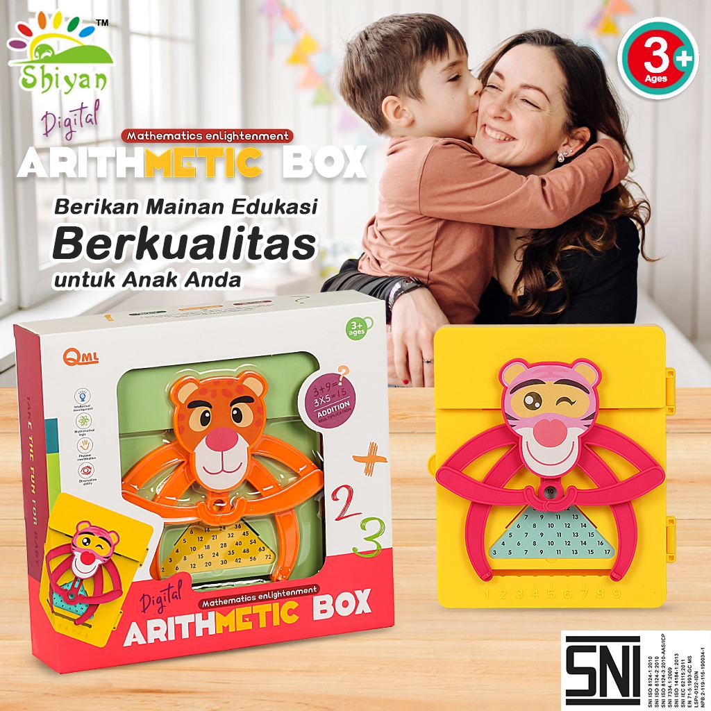 [Shiyan] mainan edukasi matematika dengan box dan papan tulis mini arithmetic box education toys