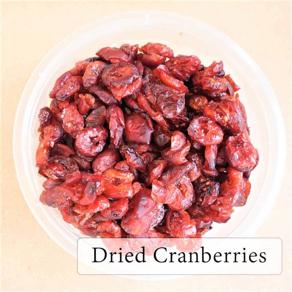 Dried Cranberry 500gr buah kering kranberry kering
