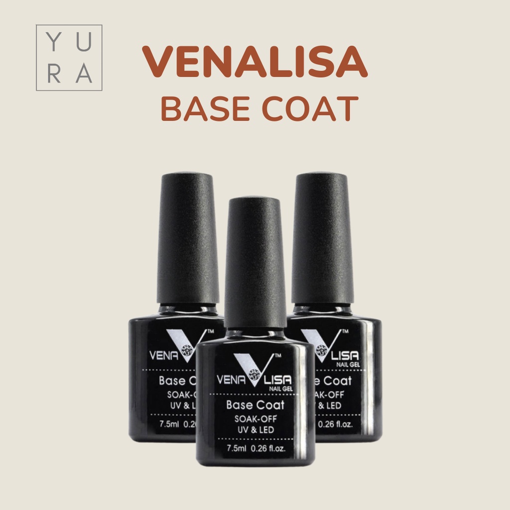 Venalisa Primer, Base Coat, Top Coat, Top Tempered, Top Matte 7,5 ml UV LED Kutek Gel Polish