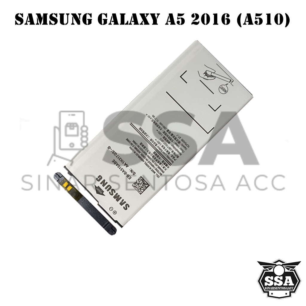 Baterai Original OEM Samsung Galaxy A5 2016 A510 EB-BA510ABE BA510ABE HP Ori Battery Batrai Batre Batu Batere GARANSI AWET MURAH