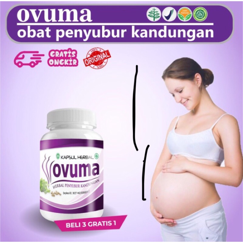 OVUMA OBAT PENYUBUR KANDUNGAN HERBAL AGAR CEPAT HAMIL ASLI ORIGINAL 100% AMPUH BPOM