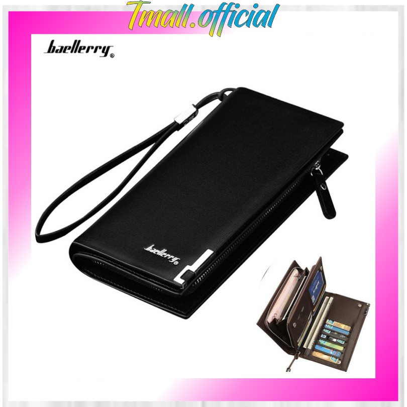 TMALL D001 Baellerry Dompet Kartu Kulit Panjang Pria SW002 