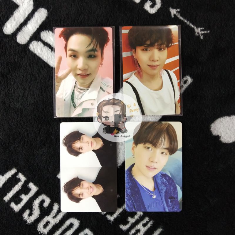 PC PHOTOCARD BTS SUGA YOONGI CLUE MOCB POB JAPAN FC BUTTER TEAR R BE ESSEN ESSENTIAL