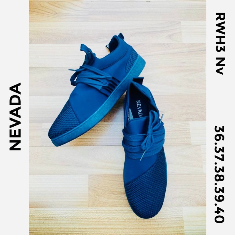 Nevada Sepatu Tali Cantiks Navy