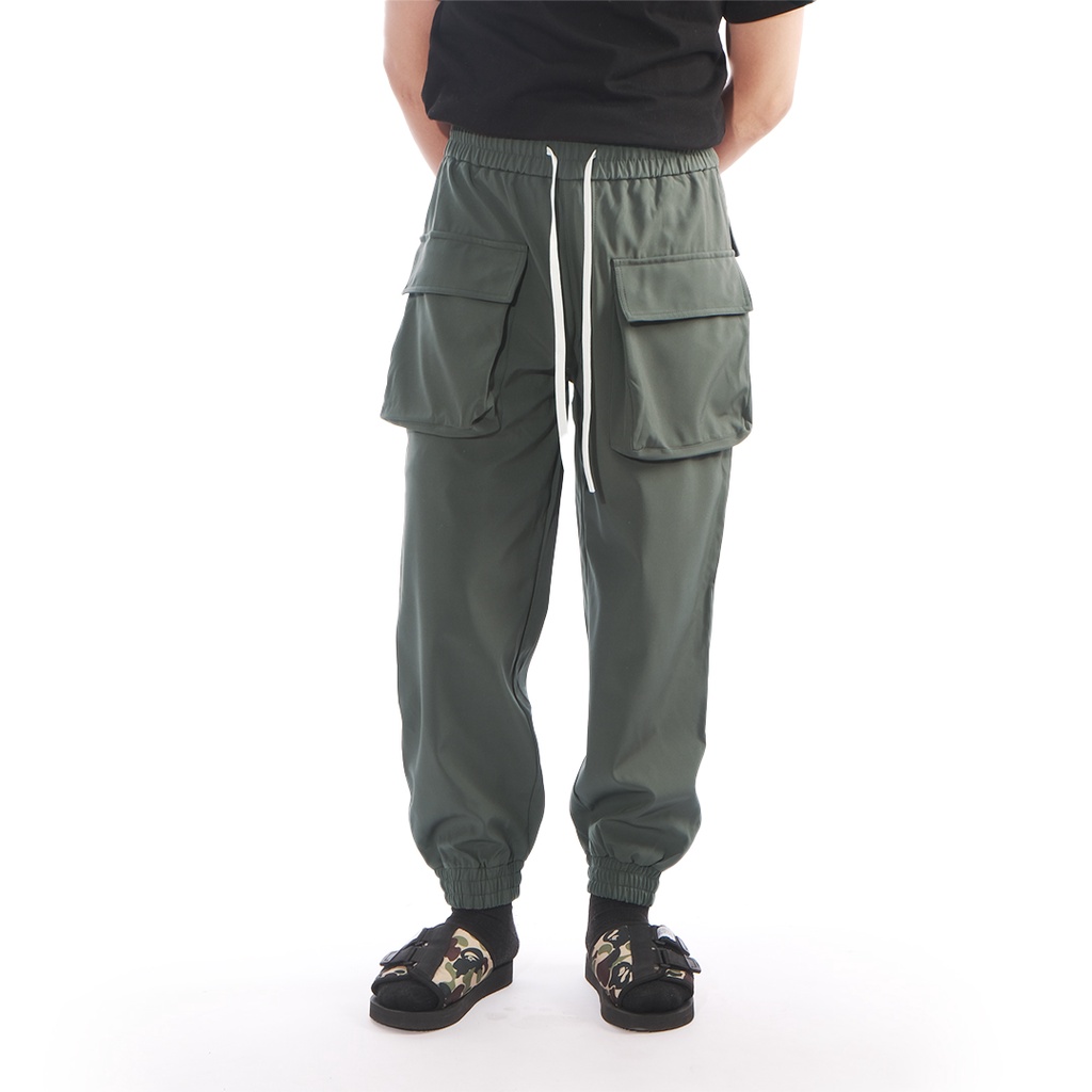 Ultra Brands Ripstop Cargo Jogger Pants Dark Grey