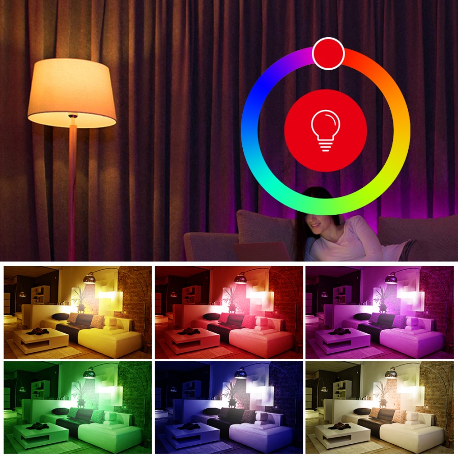 Smart LED Light Bulb RGB 10W E27 Smart Bluetooth Led Bulb Wireless Home - bluetooth 10w