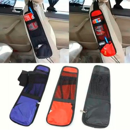 Tas Gantung Kursi Mobil / Car Organizer / Tas Samping Jok Kendaraan Kabin Lebih Lega Warna Random