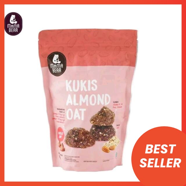 Mama Bear Kukis Mamabear Kukis Almond Oat Pelancar ASI Booster Asi Cemilan Snack Ibu Menyusui